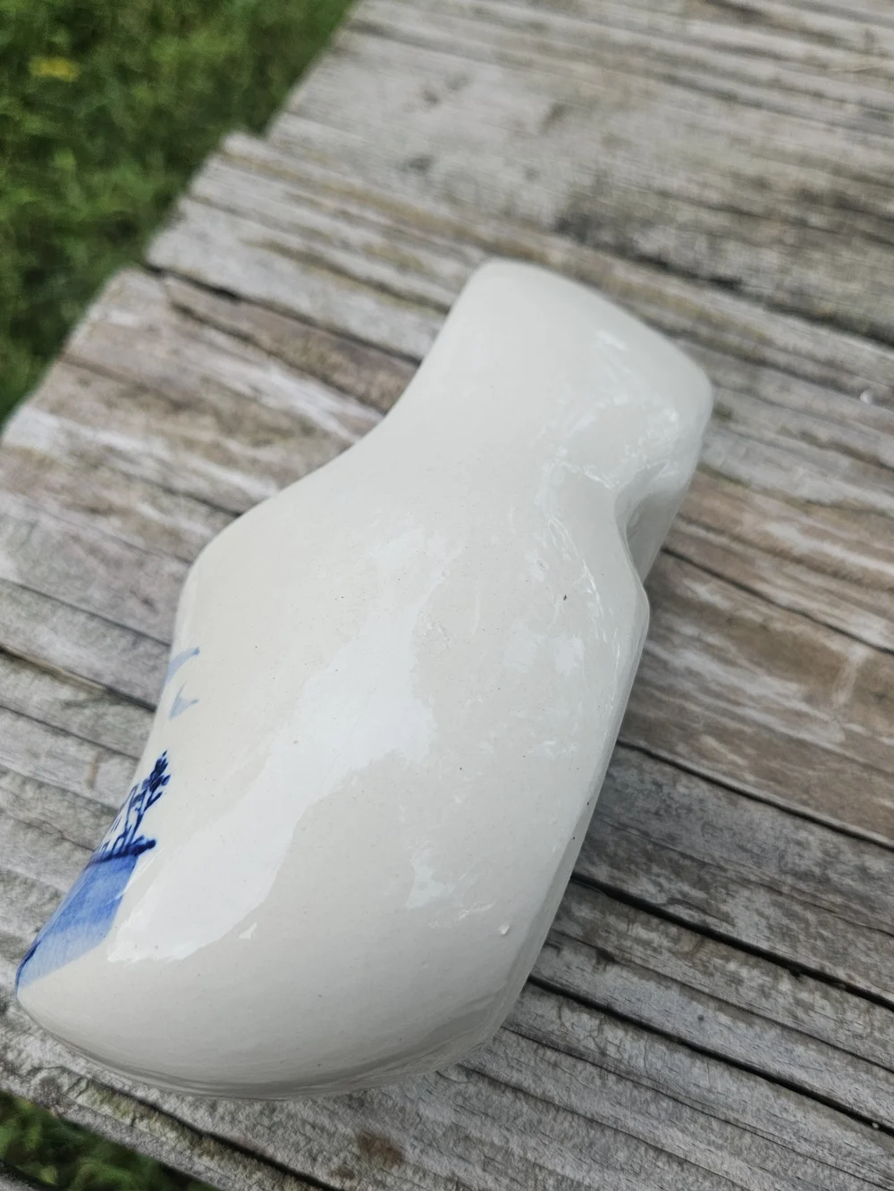 Vintage 1970's Porcelain Bloom-Rite Dutch Shoe planter